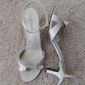 Women's Silver Ribbon Shoes